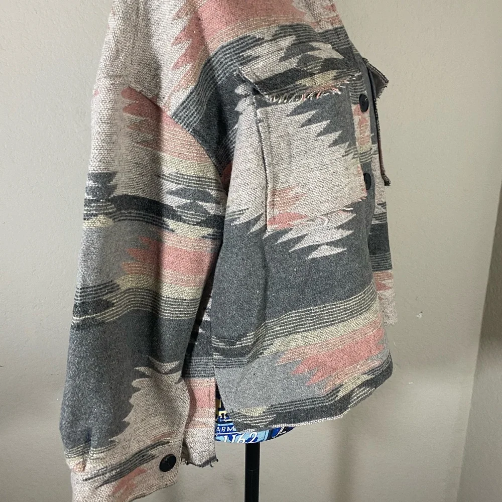 Pink Aztec Jacket - Picture 9 of 16